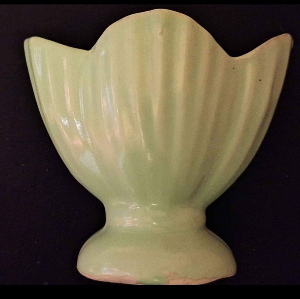 Green Pottery Vase